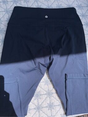 Lululemon align Navy High-Rise Leggings like new cropped